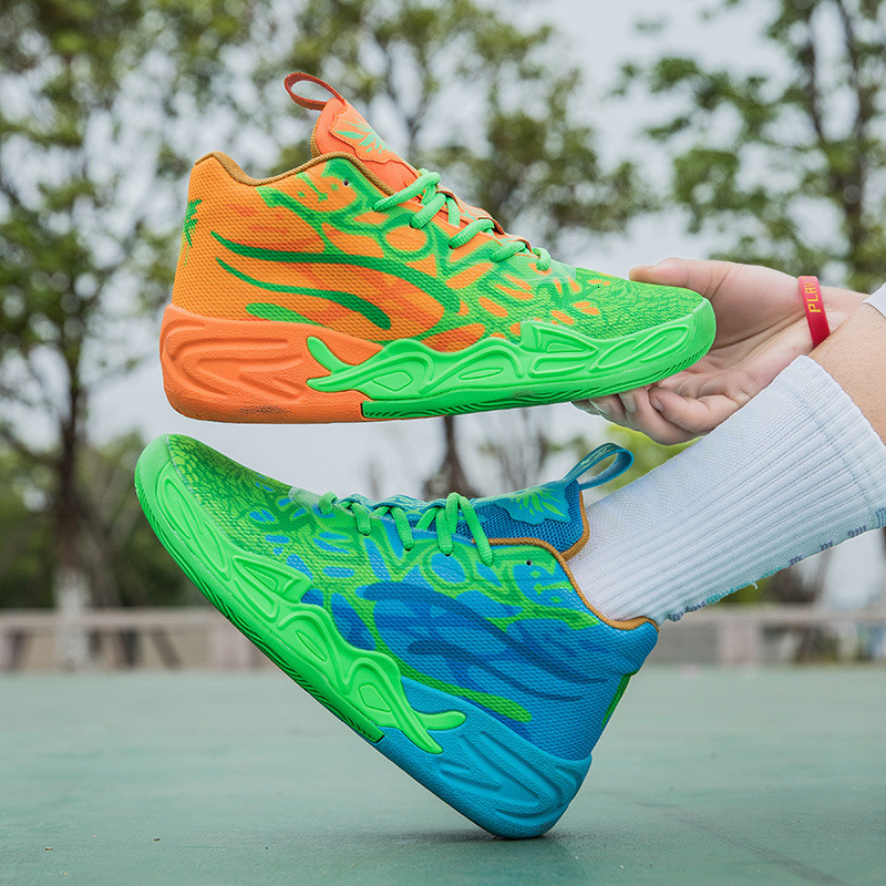 design Basketball Shoes for Men and Women Fashion Sport Shoes Anti-slip and wear-resistant Breathable Mesh Sneakers