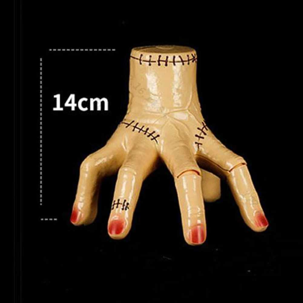 Electric Walking Hand with Sound Light Fake Hand Prop Scary Props Halloween Decorations C251014