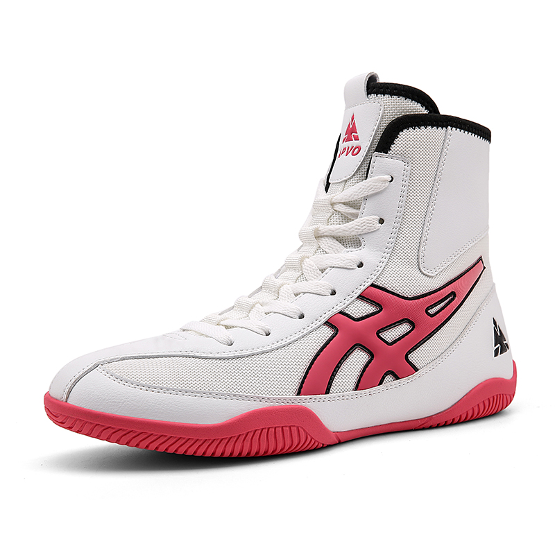 2025 New men's Boxing Shoes with Multi functional Mid tube Sports Wrestling Fighting Sanda Running Comprehensive Strength Training Shoes