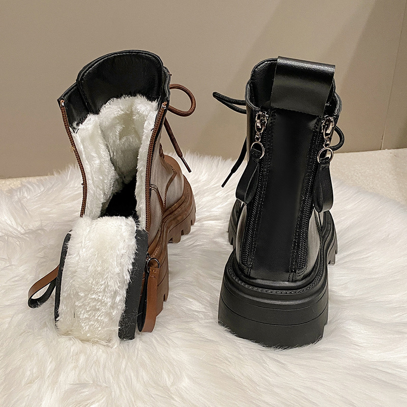 Snow Boots: Designer Winter Boots with Fleece Insulation, Thick Sole, for Men & Women (2024 Collection) a011