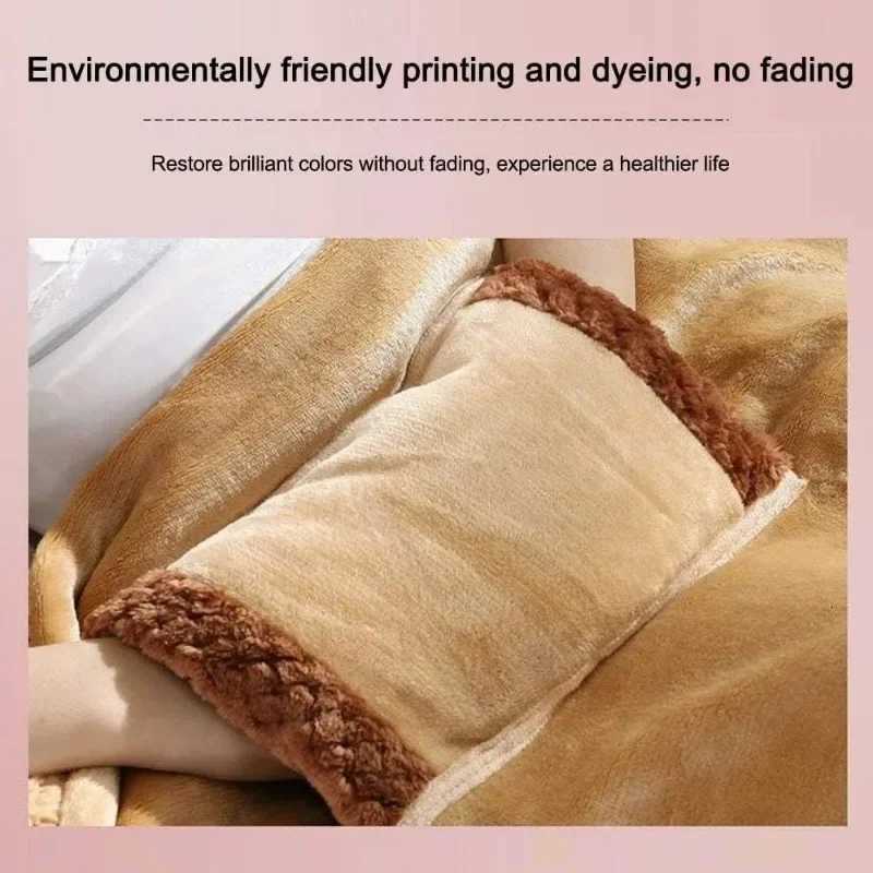 Winter Warming Blanket USB Rechargeable Portable Flannel Electric Blanket with Pocket Heating Blanket Hand Warmer Knee Blanket Y251014