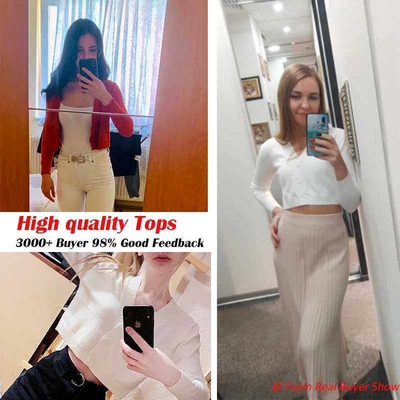 Knitted Cropped Cardigan Women Korean Short Sweater Long sve Crop Top V ne Fashion Y2k Cloes Green Blue W251014