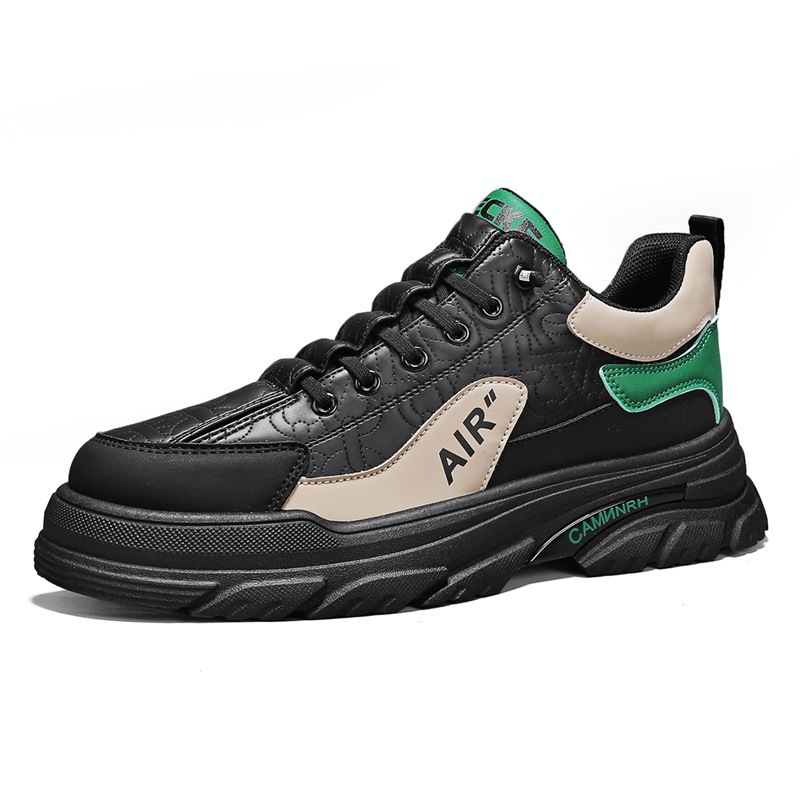 Designer shoes free shipping Autumn new thick soled anti slip work wear board shoes sports and casual low top Martin boots