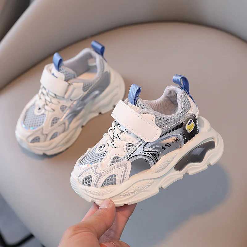 Children Girls Sports Soft Sole Outdoor Running Boys Breathable Mesh Sneakers Casual Toddlers Walking Shoes C260130