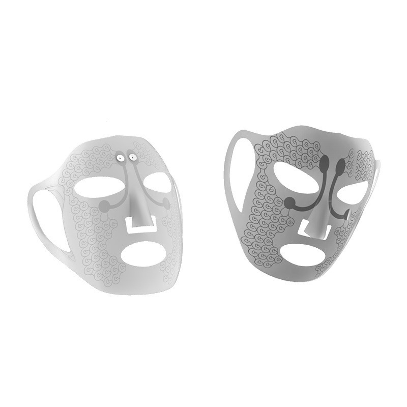 Face Care Devices EMS Electronical Graphene Washable Silicone Mask Essence Oil Cream Absorption Microcurrent Skin Lifting Firming Beauty 231021