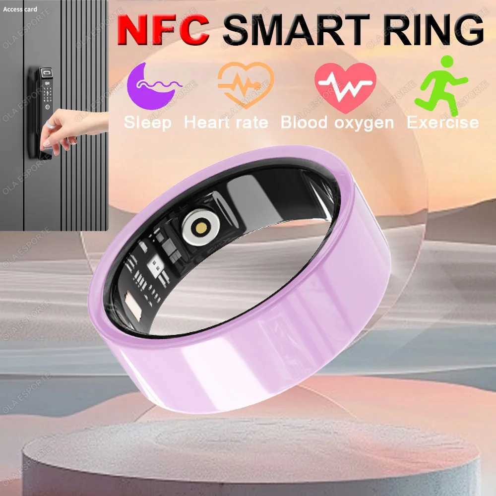NFC Ceramic Smart Ring for Men Wen Health and Sleep Monitor IP68 5ATM WaterproofMtisport Mode For Android IOS 2025 New Y251014