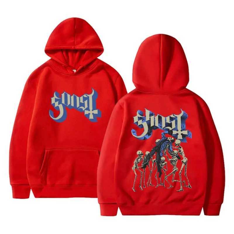 Rock Band Ghost Hoodie Skeleton Graphic Hoodies Men Vintage Hoodies Women Men Long Sleeve Hooded Sweatshirts Unisex Cool Casual J251014