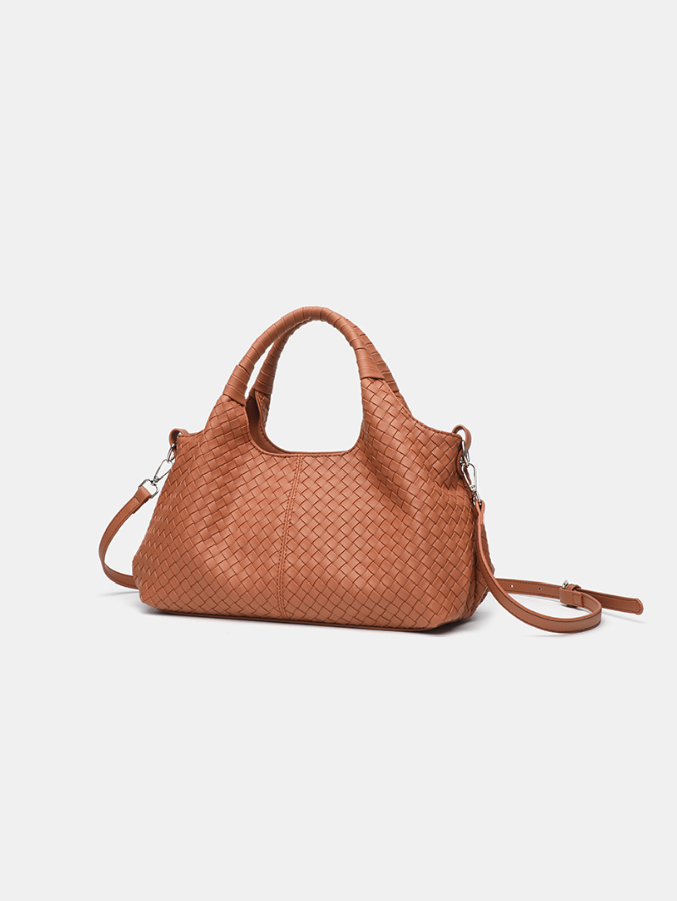 Women's woven handbag lazy style commuter bag large-capacity shoulder bag niche retro design crossbody bag