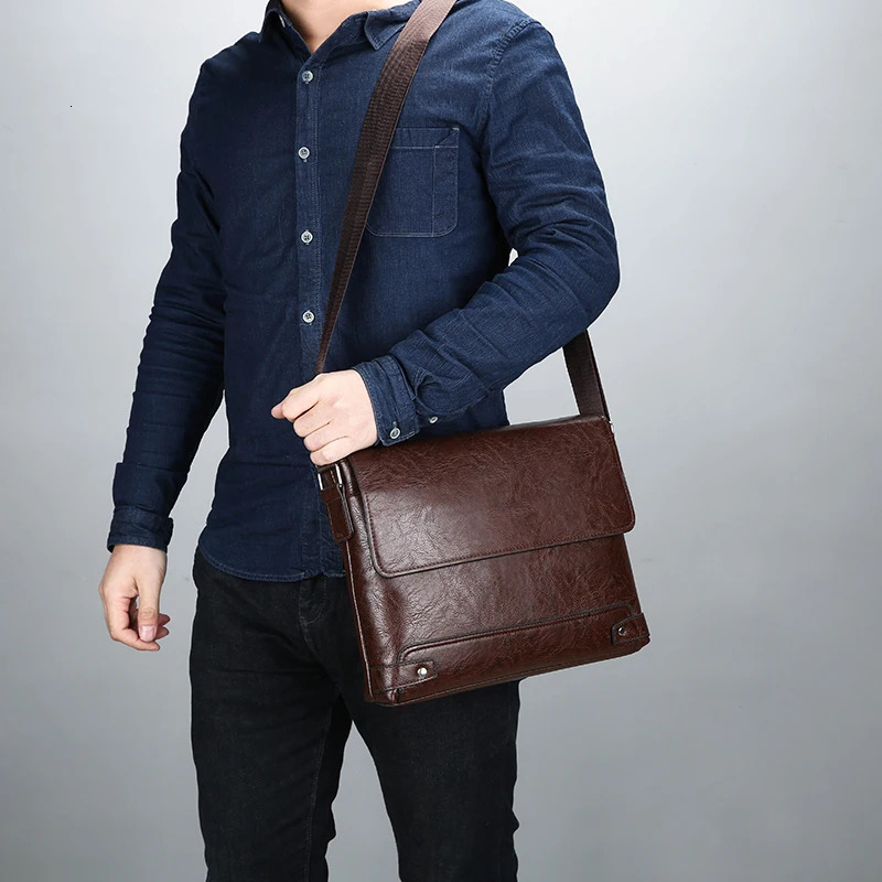 Shoulder bag mens crossbody bag business bag large capacity for business trips and work 251013 - view 5