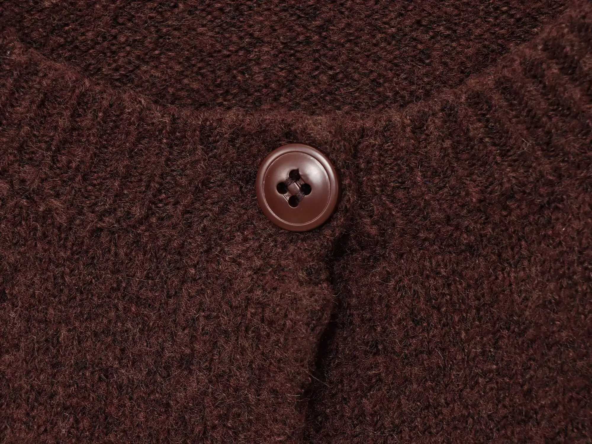 2025 New Arrival Casual Street Style Short Cardigan Soft and Comfortable Knit Jaet Womens LongSve Sweater Cardigan W251014