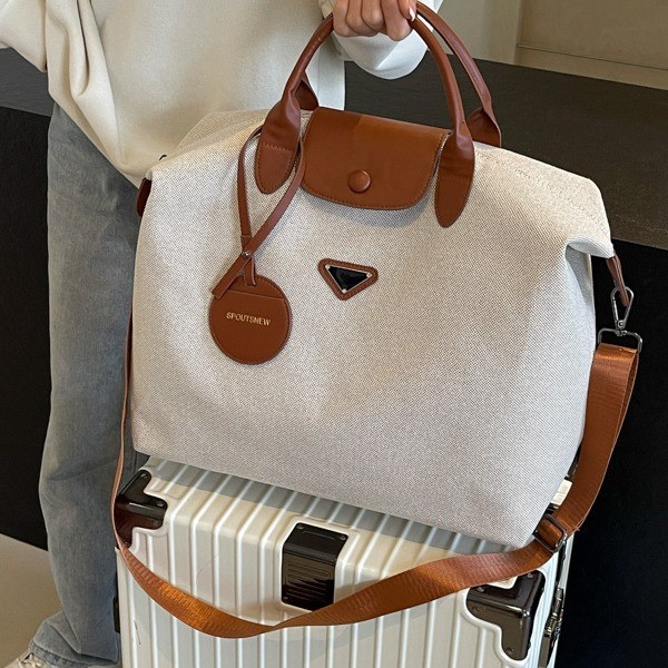 Free shipping Simple bag fashionable short distance travel bag large capacity bag women luggage bag travel bag outdoor handbag