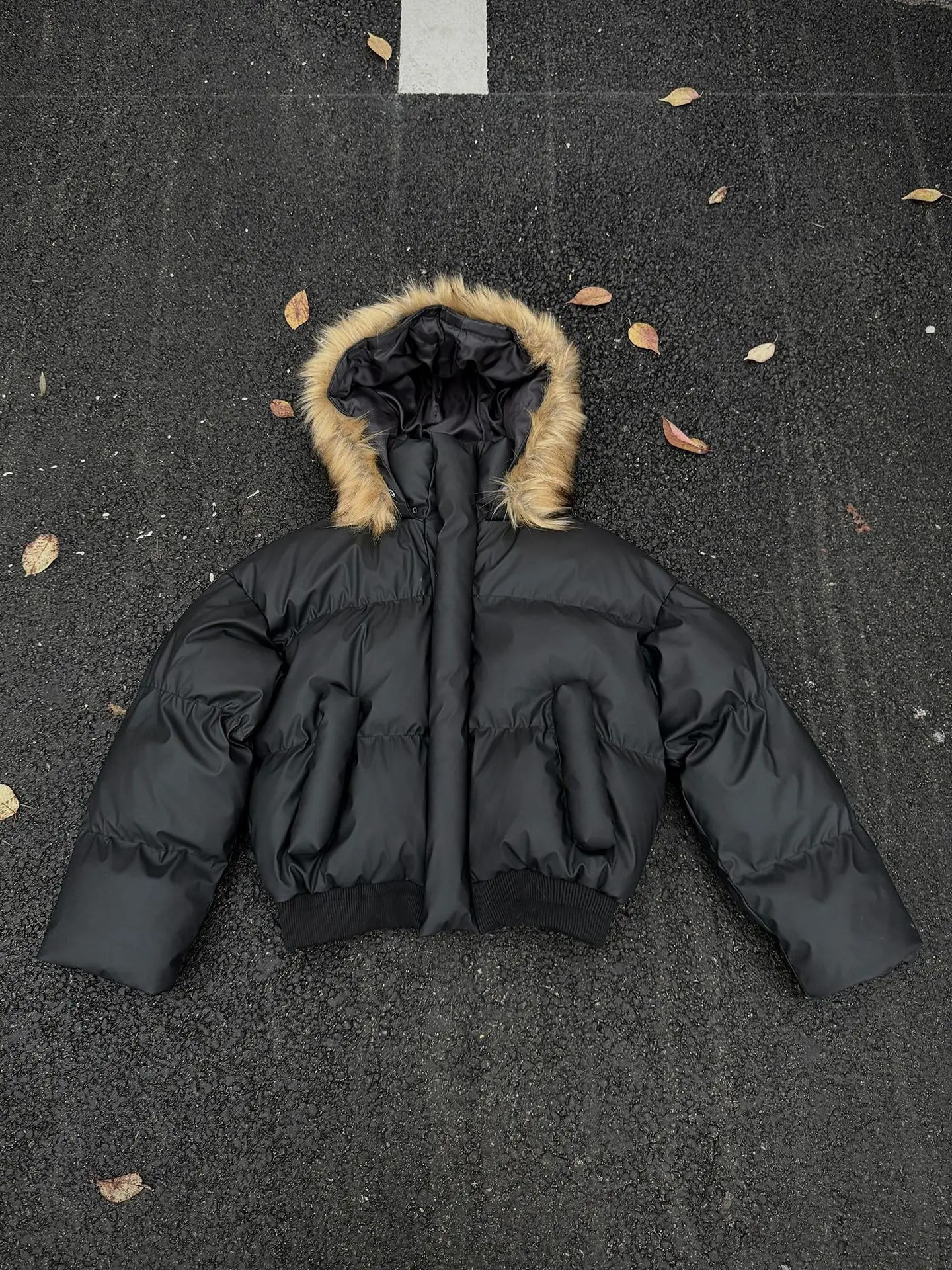 Mens Fashion Winter Warm Puffy Parkas With Removable Fur Collar Cotton Padded Thick Thermal Puffer Overcoat Jacket Outerwear 251011