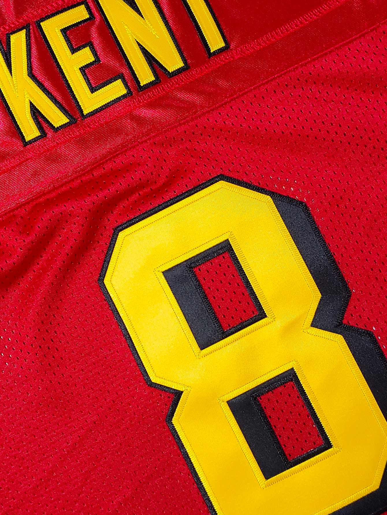 Clark Kent Jersey #8 Superman Smallville Movie Football Red