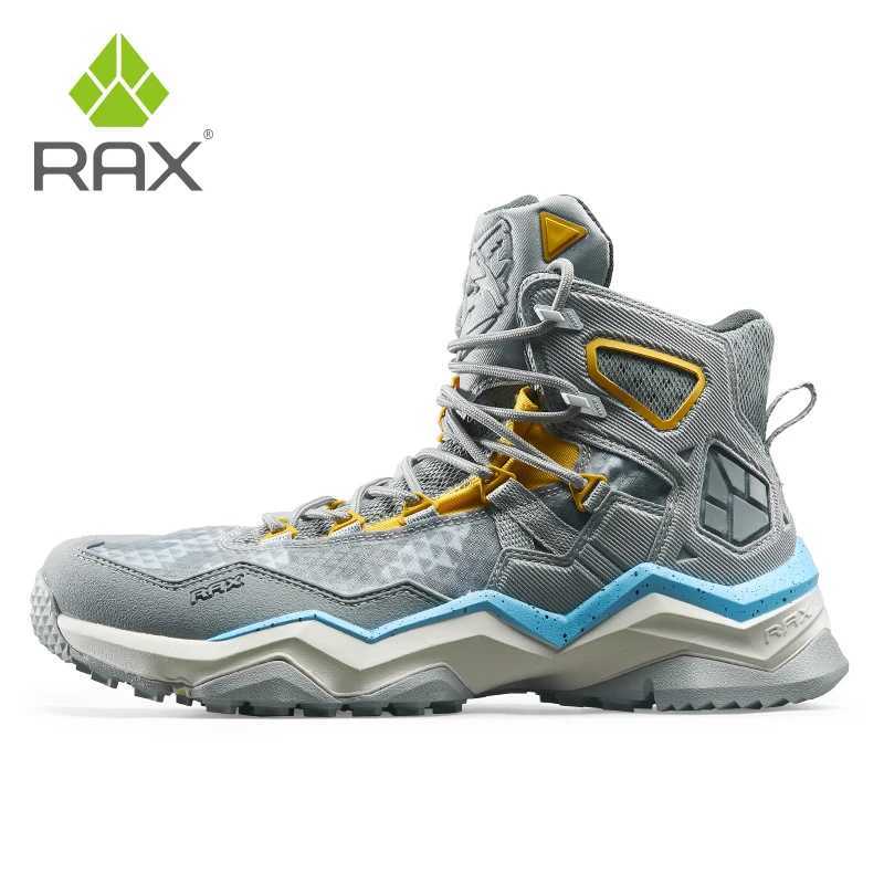 RAX winter mens and womens hiking shoes snow boots waterproof leather sports shoes super warm mens boots outdoor work shoes C251014