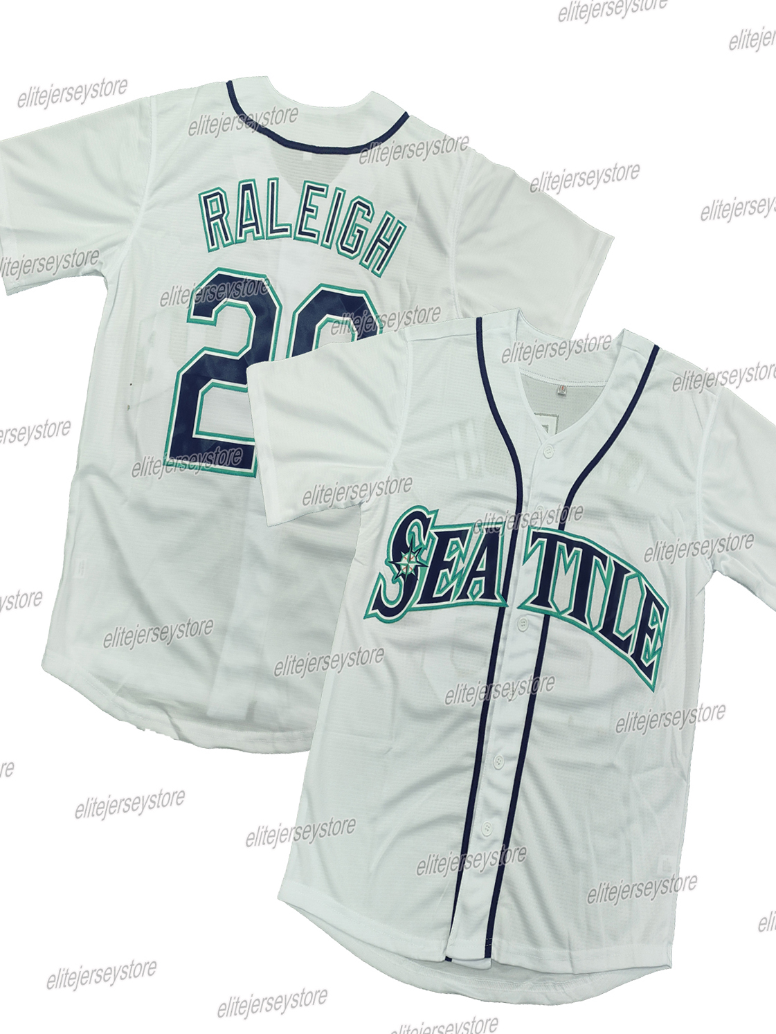 Personalized Custom Julio Rodriguez 2025 Baseball Jersey Cal Raleigh Randy Arozarena J.P. Crawford Mitch Garver George Kirby Luis Castillo Classic Spo