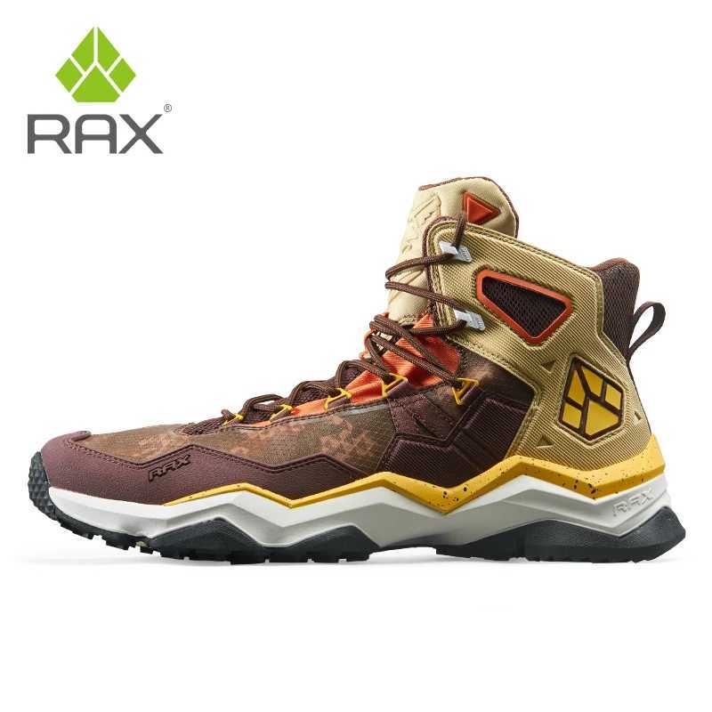 RAX winter mens and womens hiking shoes snow boots waterproof leather sports shoes super warm mens boots outdoor work shoes C251014
