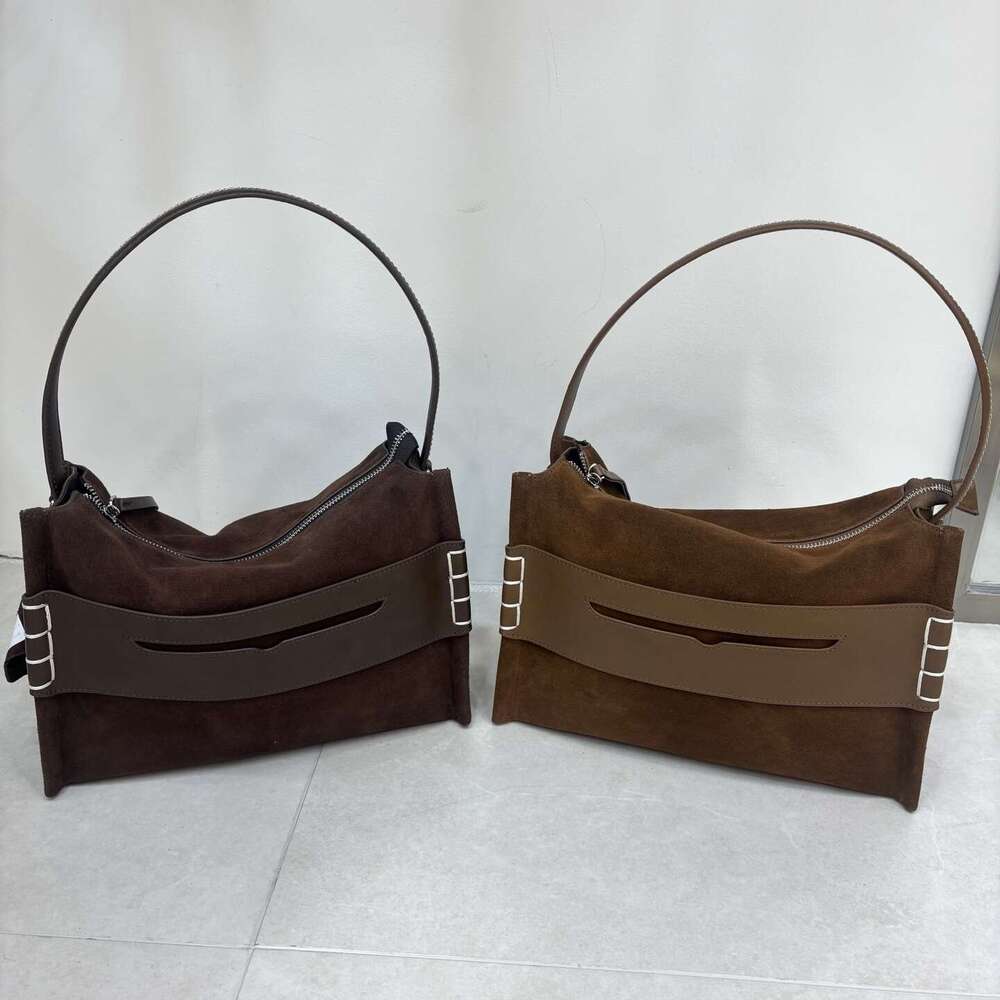 Luxury bag Niche Designer Genuine Leather Tote Large Capacity High End Feel Underarm Top Layer Cowhide Pillow Bag Crossbody for Women