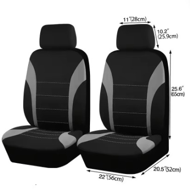 Universal Car Seat Covers Polyester Fabric Fit For Most Car Suv Truck With Airbag Compatible Car Accessories Interior Seat Cover