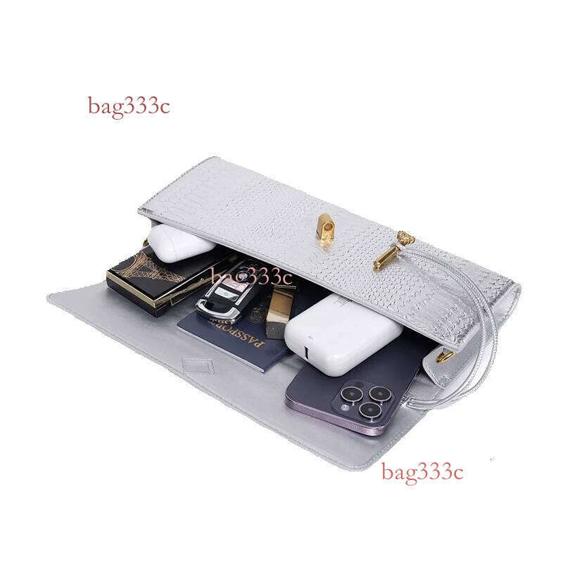 Snake Pattern Organ Horizontal Small Square Handheld Shoulder Crossbody Evening Bag For Women Portable Cowhide Woven Bag