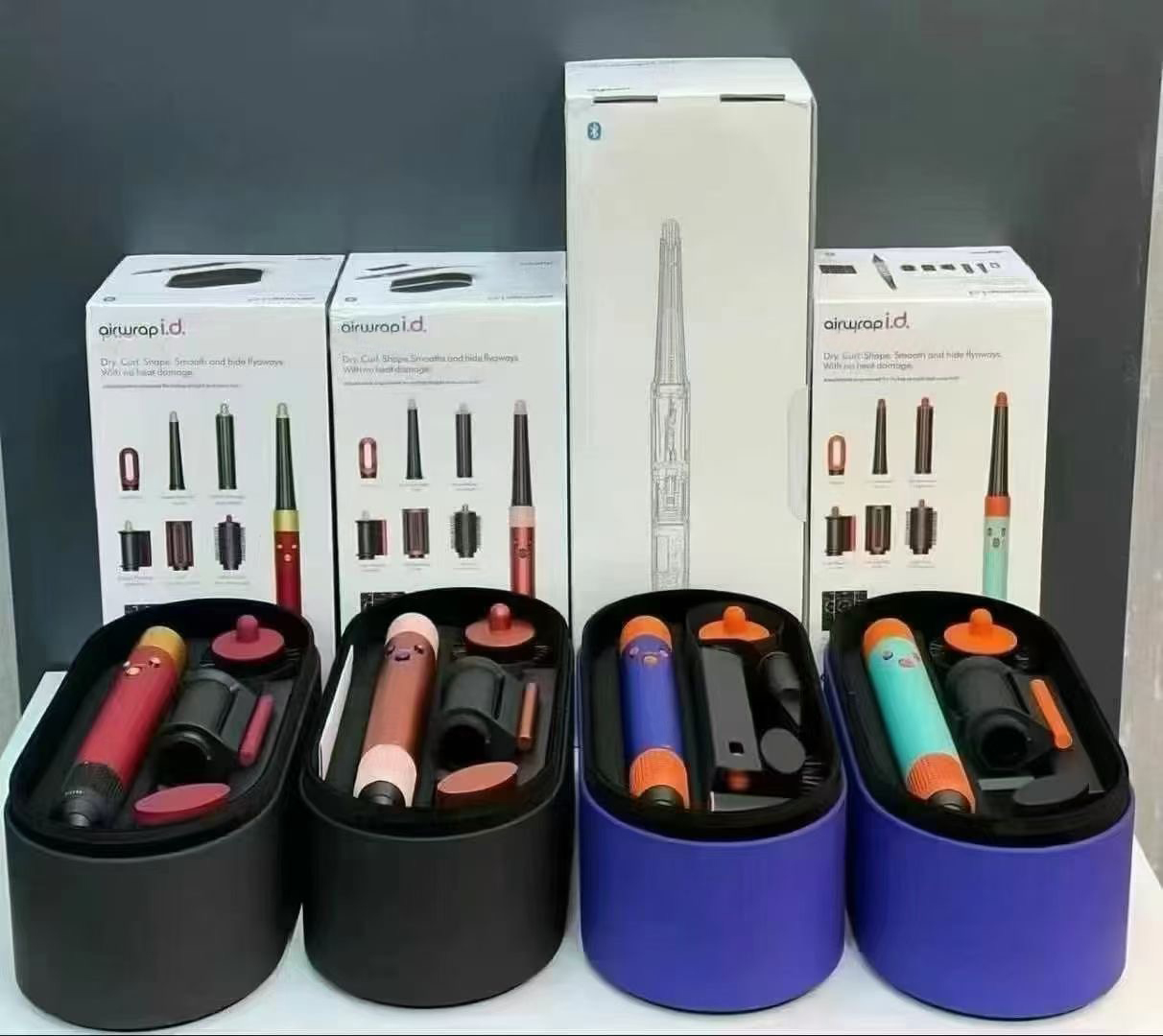 Curling Iron Hair Professional Straightener 6-in-1 Multi Function Electric Hair Tool with Adjustable Temperature Negative Ion Tech With Gift