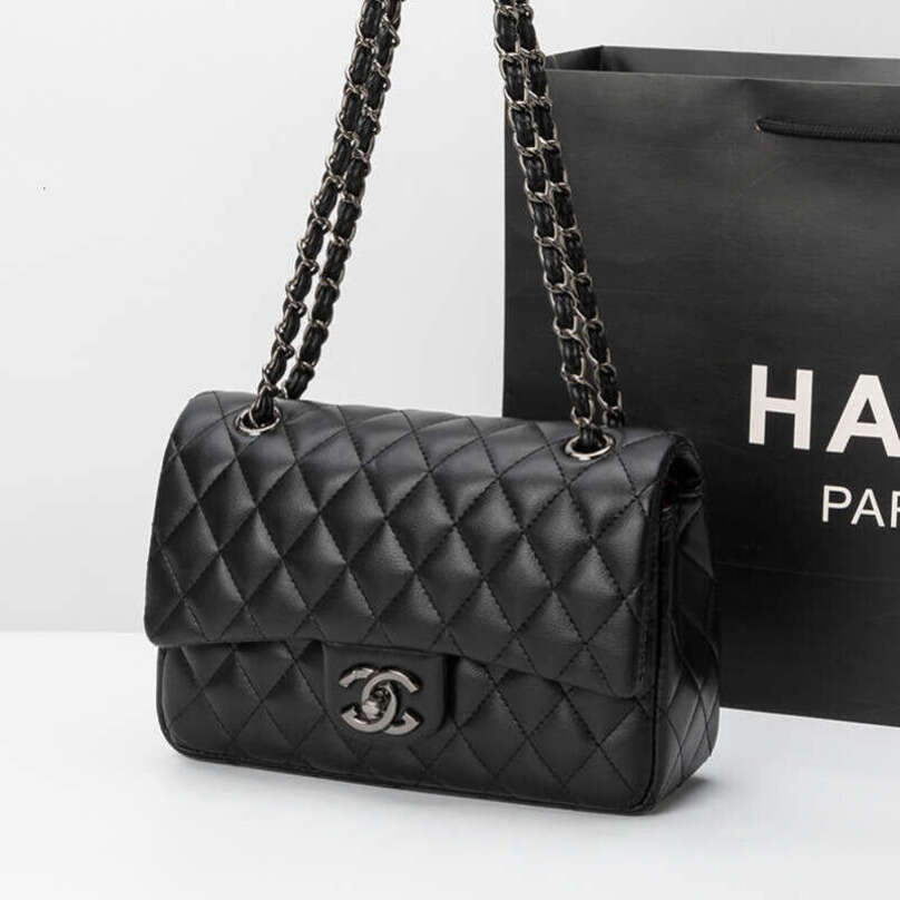 designer bag Luxury bag CF Classic Quilted Chain Versatile Genuine Leather Crossbody Small Chanel Style High-Quality Texture Women's Bag