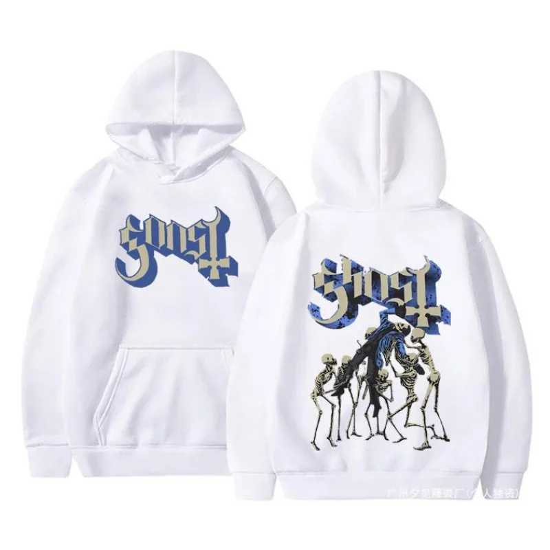 Rock Band Ghost Hoodie Skeleton Graphic Hoodies Men Vintage Hoodies Women Men Long Sleeve Hooded Sweatshirts Unisex Cool Casual J251014