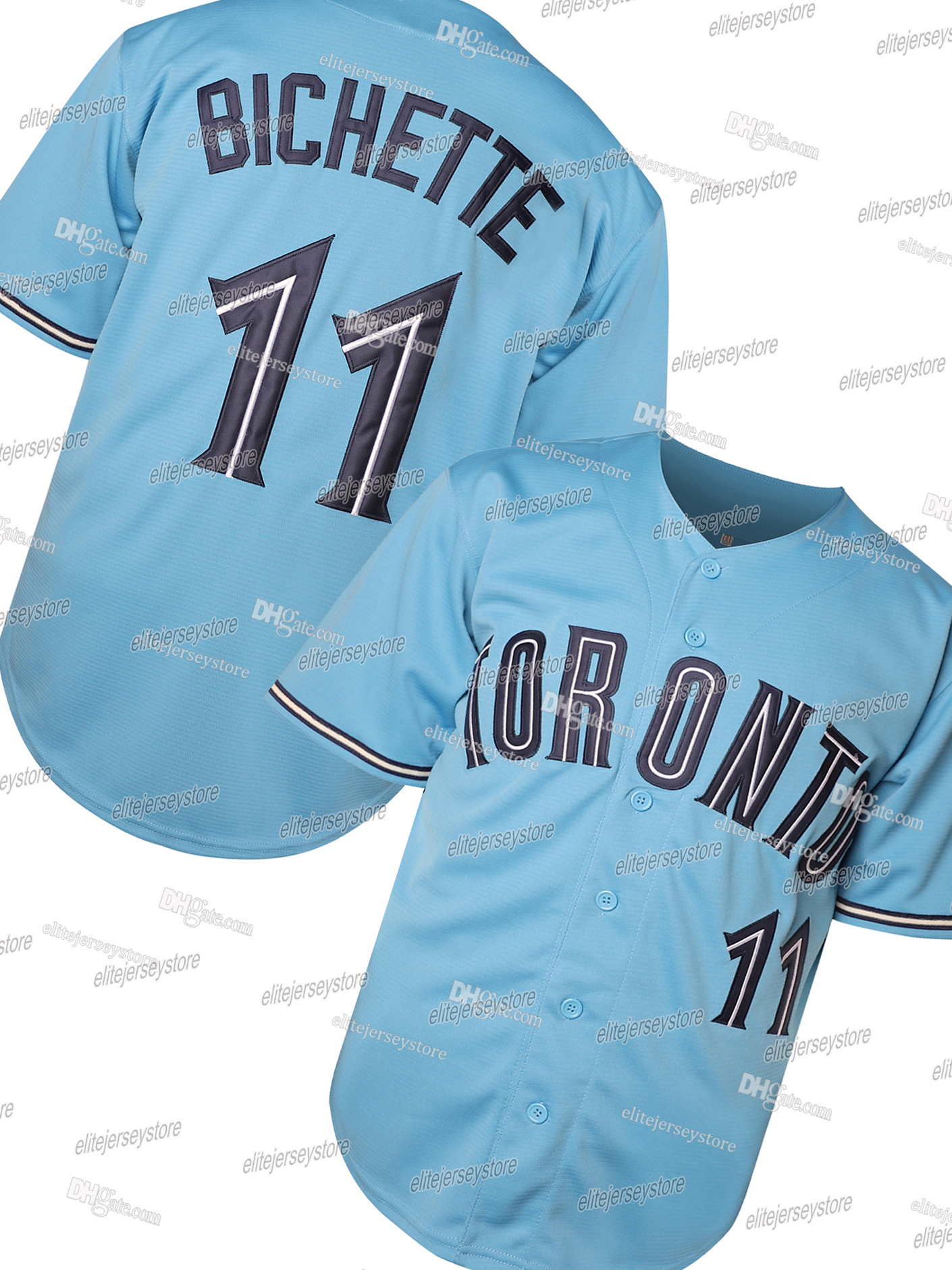 In Stock 11 Bo Bichette 27 Vladimir Guerrero Jr. 29 Joe Carter Baseball Jersey Fast Shipping Classic 100% Stitched Letter Number Polyester Classic Spo