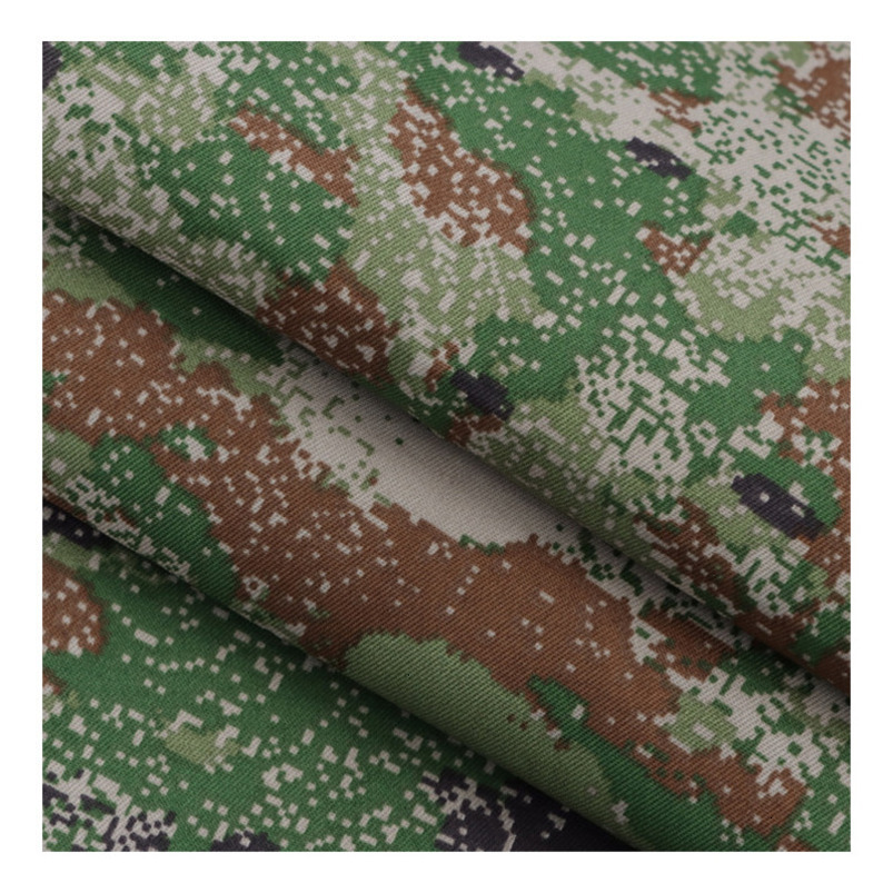 New Thickened Polyester Cotton Mosaic Star Point Cloth Camouflage Clothing Tablecloth Helmet Seat Cover Fabric Wholesale