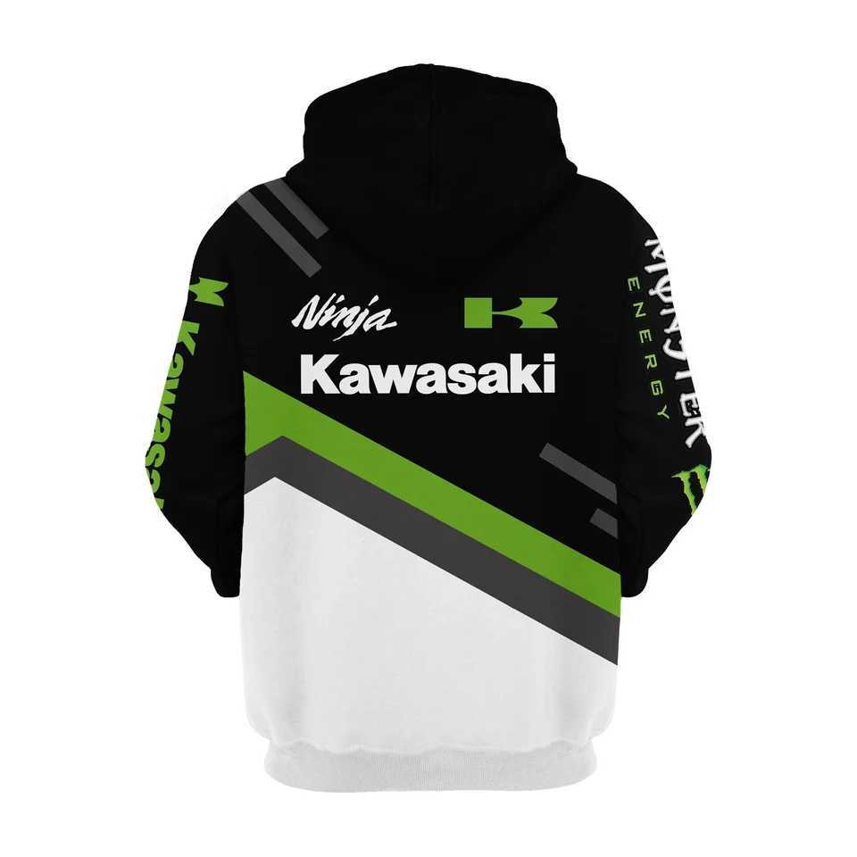 Kawasaki Racing Ninja sweatshirt Hoodie Adult Streetwear Hooded Unisex Motorcycle Sweatshirts Pullovers Tracksuit ClothingJ251115