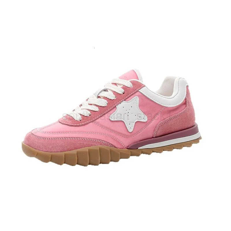 New Ins Trend Versatile Breathable Little White Shoes Casual Womens Sports Casual Board Leather Sneakers Laceup Z251014
