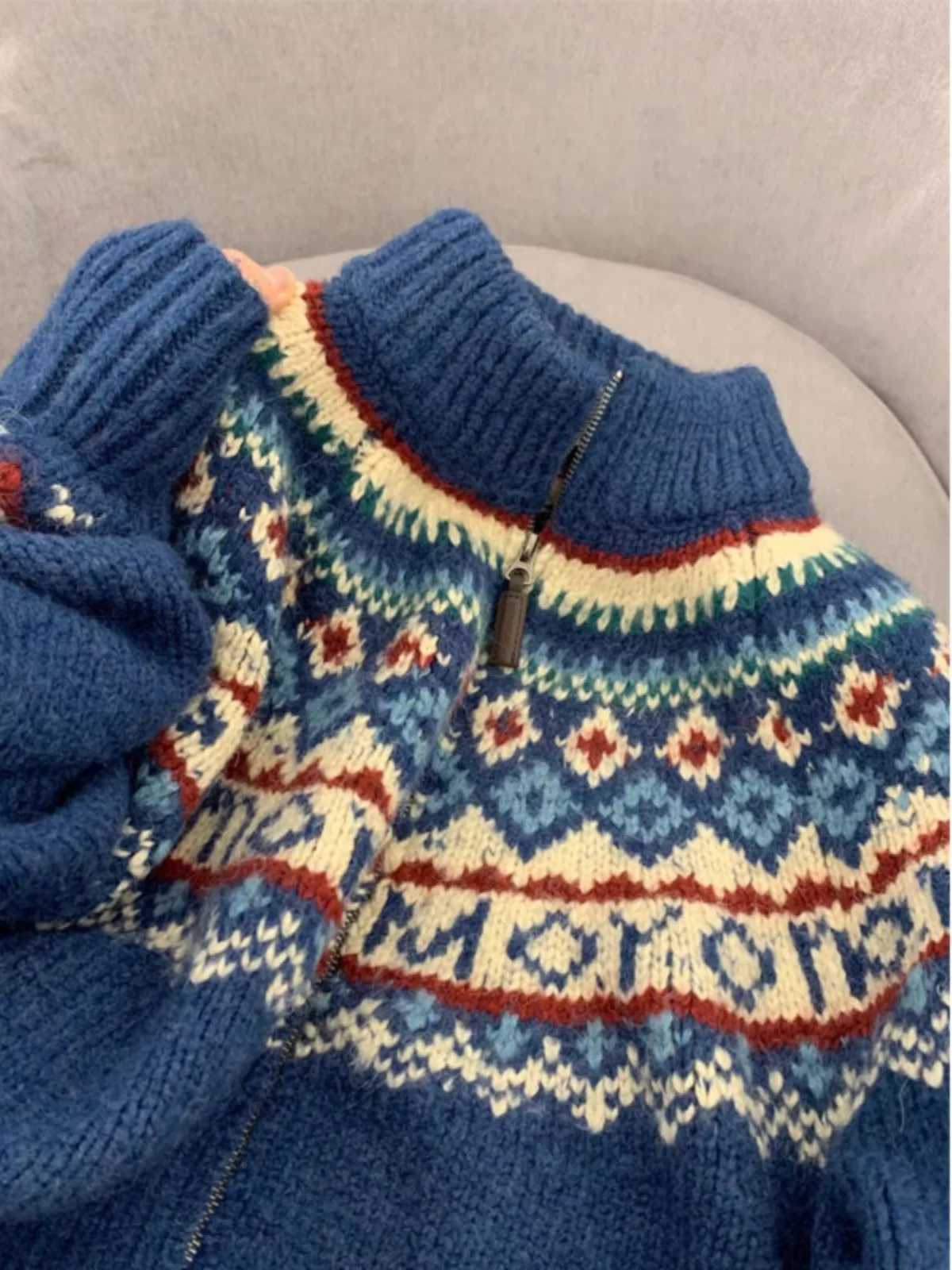 Japanese R ien Knitted Cardigan Women Turtlene Sweater Autumn Winter Loose Soft Warm Coats Womens Knitwear Tops W251014