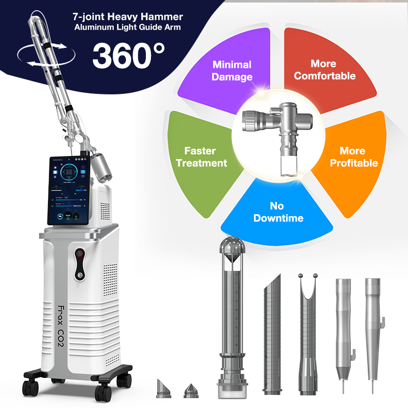 2025 High Quality CO2 Fractional Laser Machine for Skin Rejuvenation Acne Removal RF 100W Fractional Co2 Laser Machine