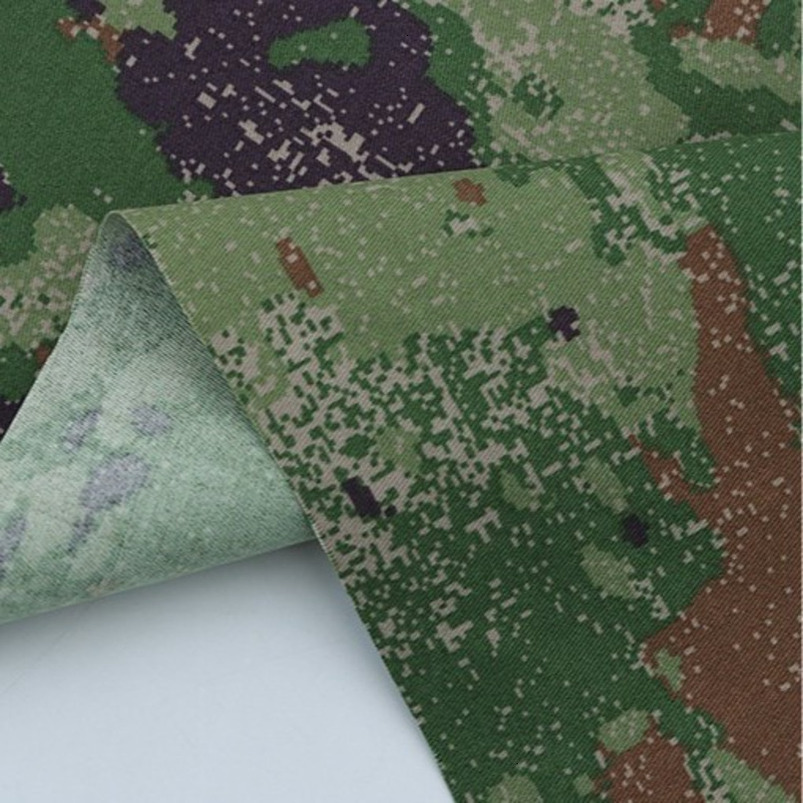 New Thickened Polyester Cotton Mosaic Star Point Cloth Camouflage Clothing Tablecloth Helmet Seat Cover Fabric Wholesale