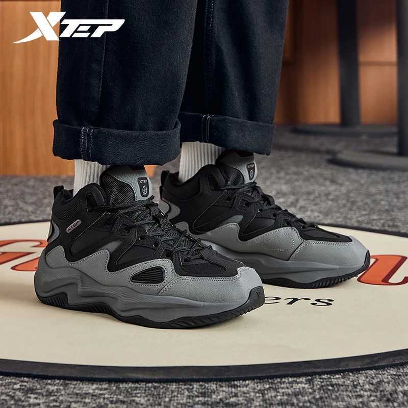 Xtep Lightning 50 Mens Cotton Shoes Plus Velvet Thickening Warm Waterproof Nonslip Outdoor Casual Sports Shoes 976419370016 C251014