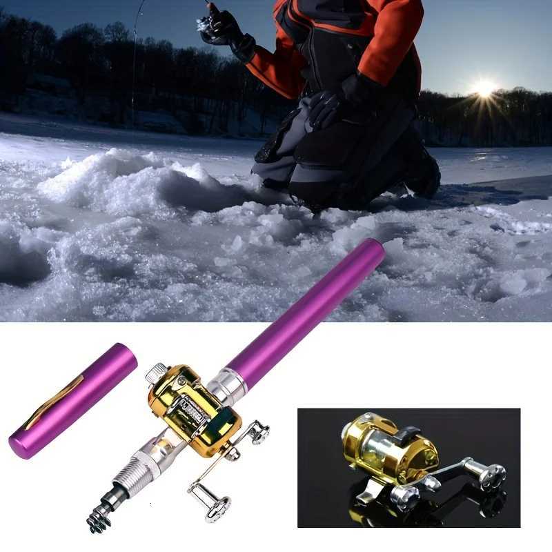 A small compact penshaped ket fishing rod with a spool reel suitab for fishing in small spaces Y251014