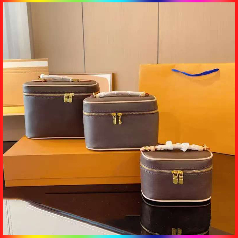 Designer Vanity Bag Women Leather Nice Mini Cosmetic Cases Totes toiletry Luxury Shoulder Bags Crossbody Handbag large makeup bag Top Quality Purses