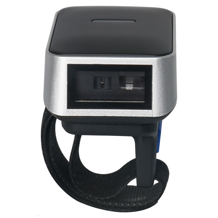 Wearable Scanner Ring Scanner 1D Red Light Wireless Barcode Scanner for Express Delivery and Warehouse 240318