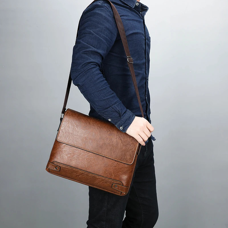 Shoulder bag mens crossbody bag business bag large capacity for business trips and work 251013 - view 3