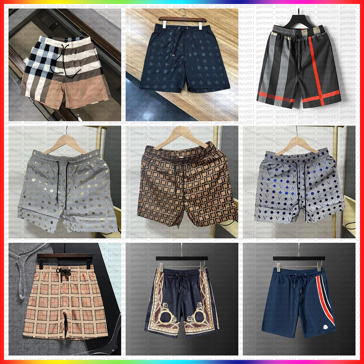 5A Fashion Mens Designers shorts Quick Drying SwimWear Printing 2025 Summer Board Beach Pants Men Swim Short Size QAQ 04