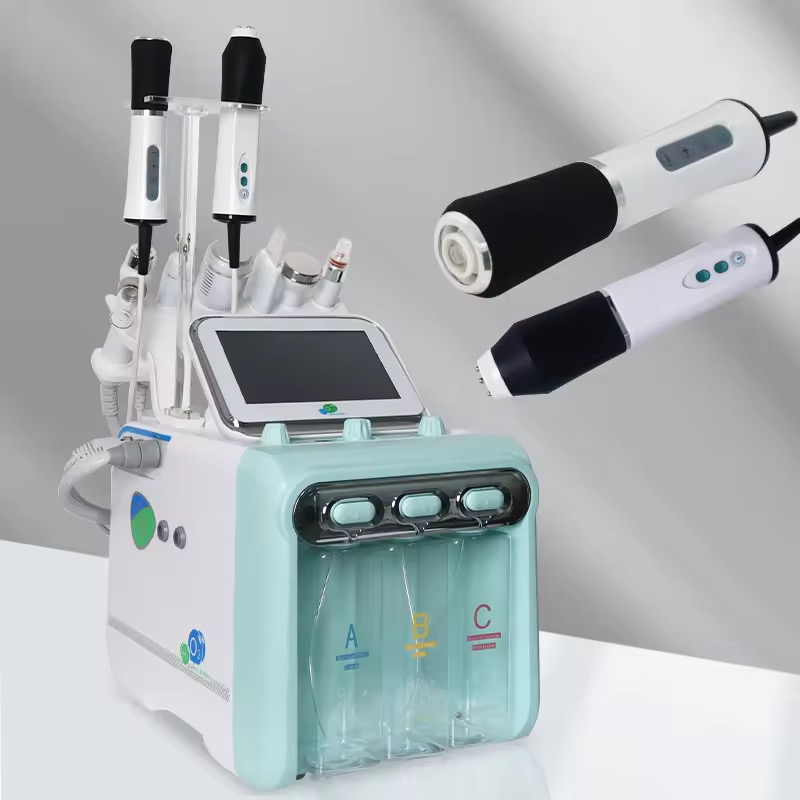 Portable Aqua Peel Microdermabrasion Hydro Machine H2o2 Hidra 8 in 1 Hydrodermabrasion Facial Machine