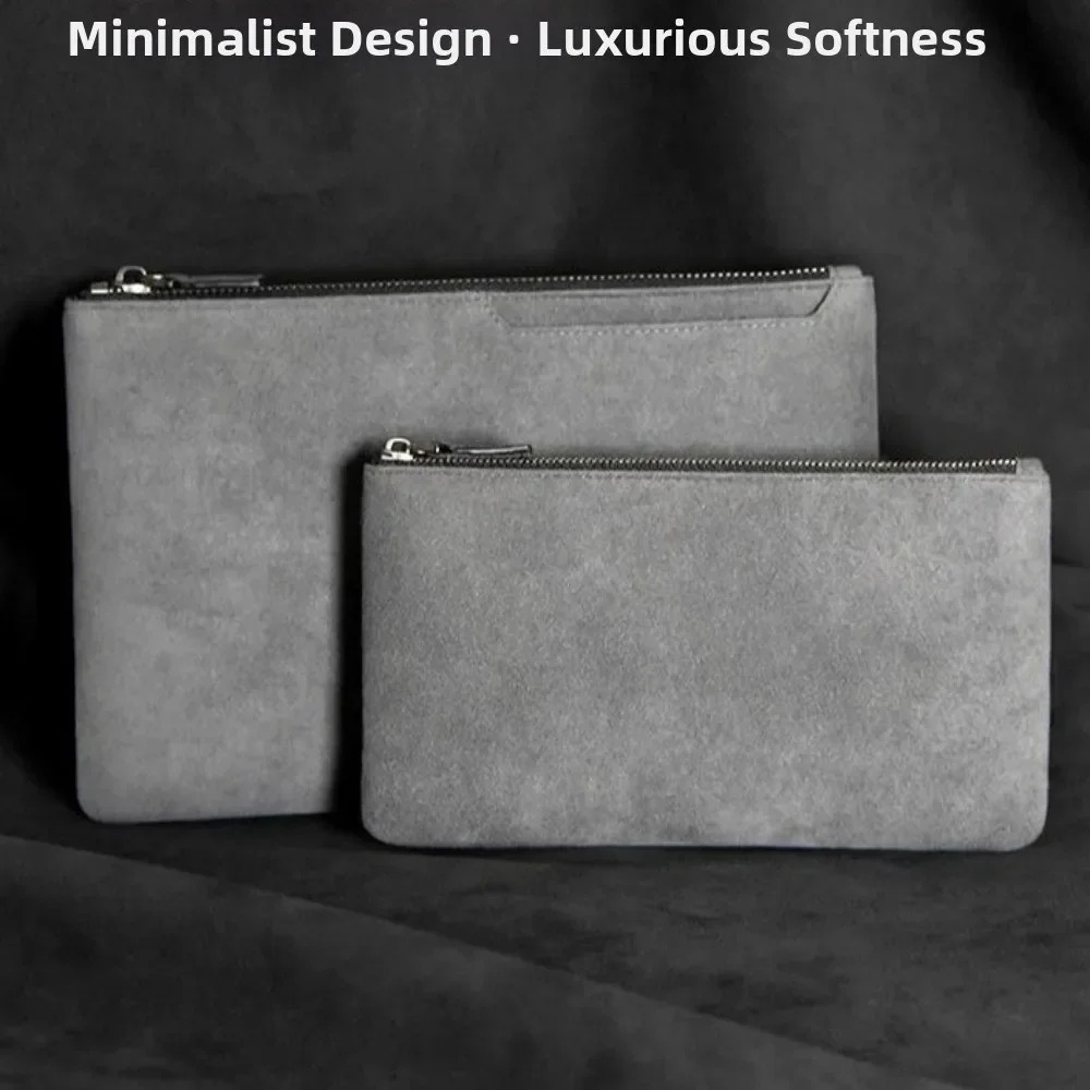 Portable Mens Business Clutch Bag Soft Surface Ort Coin Purse Leather Wallet Large Capaci Handheld Busin 251011