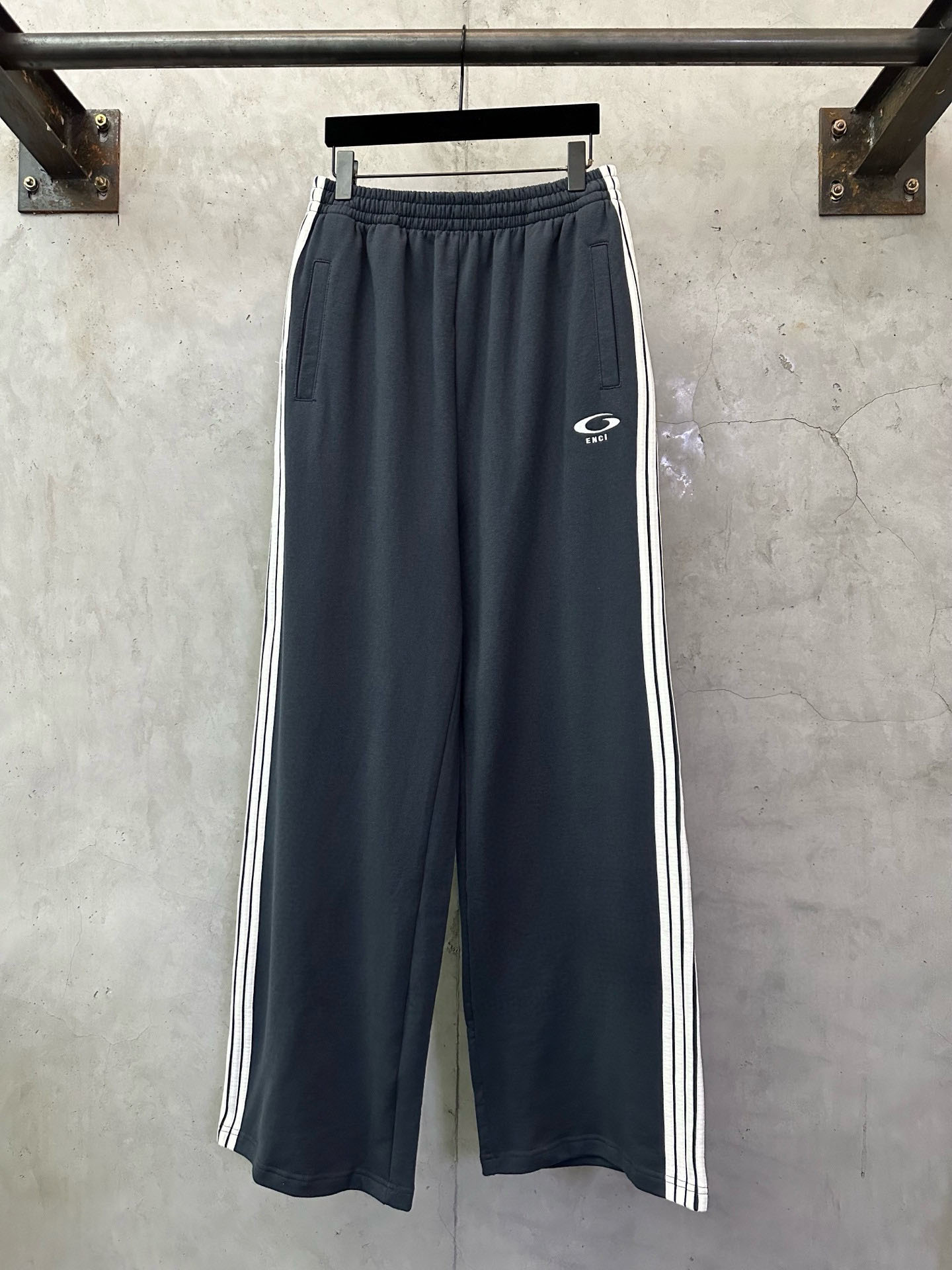 Men's Plus Size Pants Round neck embroidered and printed polar style summer wear with street pure cotton 243tr