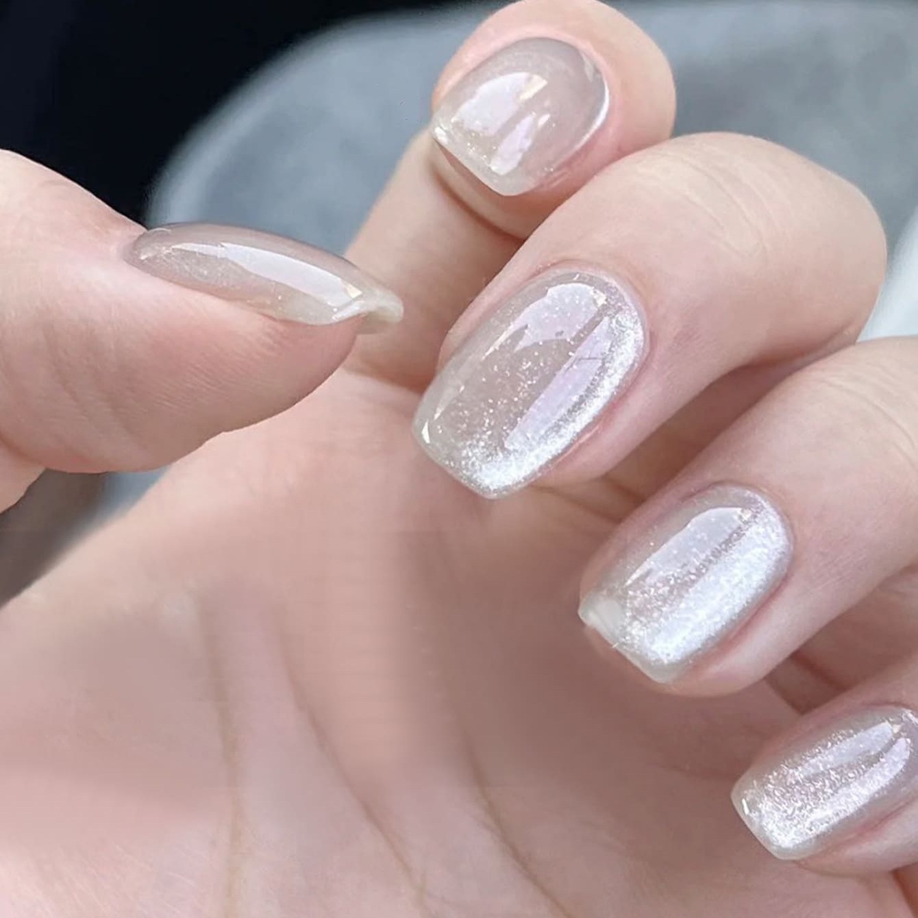 Handcrafted Nail Stickers Luxurious Detachable Fake Finger Tips with Realistic Colors & Simple Design - Perfect For Salons