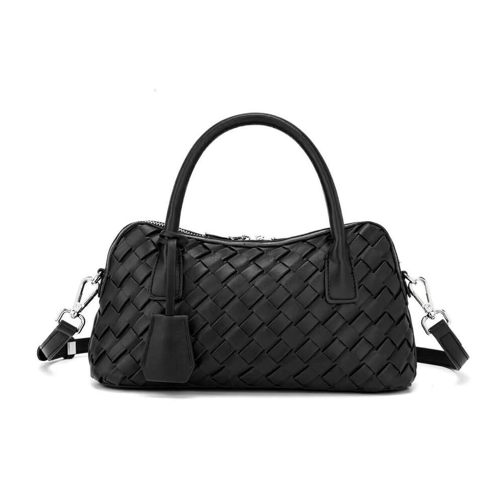 Luxury bag New Handmade Bowling Ball Woven High end Fashion Women s Handbag Tote Shoulder Crossbody Bag