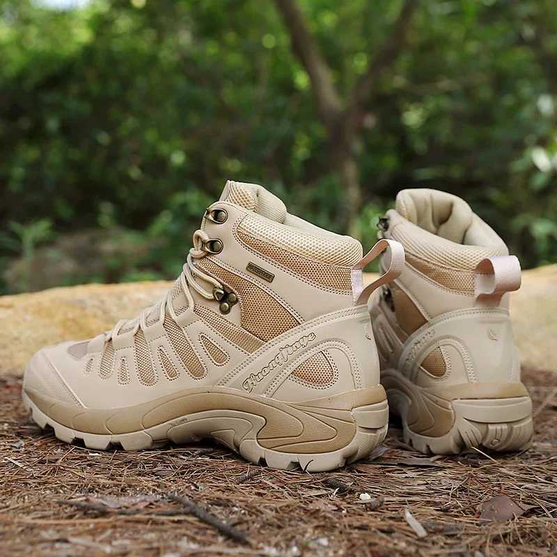 Hiking Shoes for Mens Boots New Platform Athletic Boots Outdoor Waterproof Casual Sneakers Working Men Ankle Boots C251014