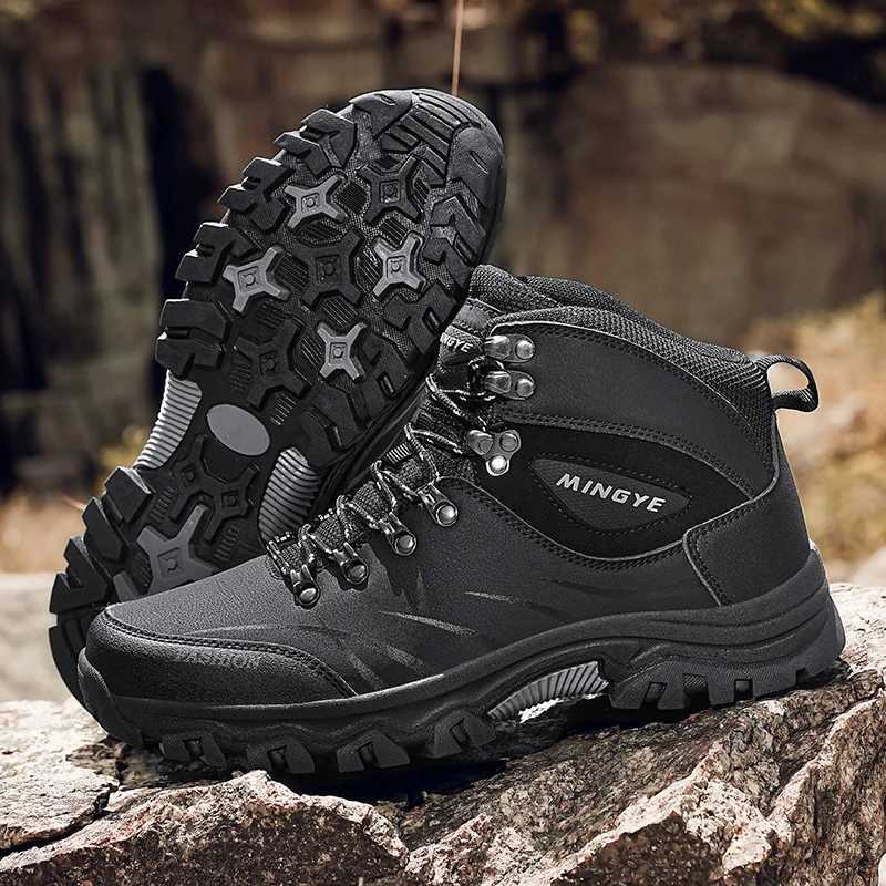 Hiking Shoes Men Waterproof Ankle Boots Outdoor Mountain Climbing Sneakers Nonslip Durable Trekking Sports Offroad Shoes C251014