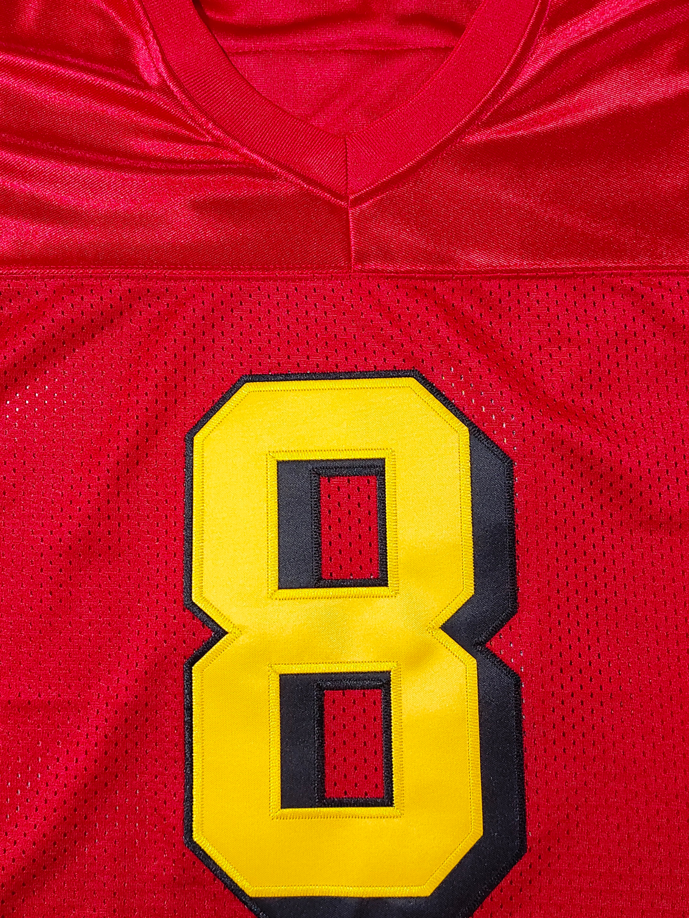 Clark Kent Jersey #8 Superman Smallville Movie Football Red