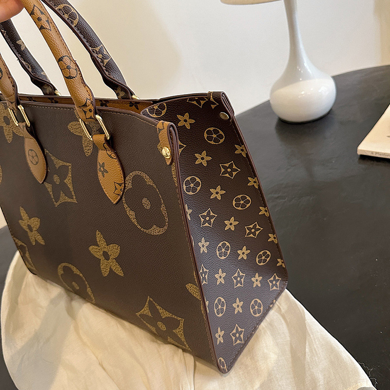 Hot new free shipping designer bags for womens shoulder bags brown New Commuter Tote Bag Large Capacity Fashion Shoulder Bag