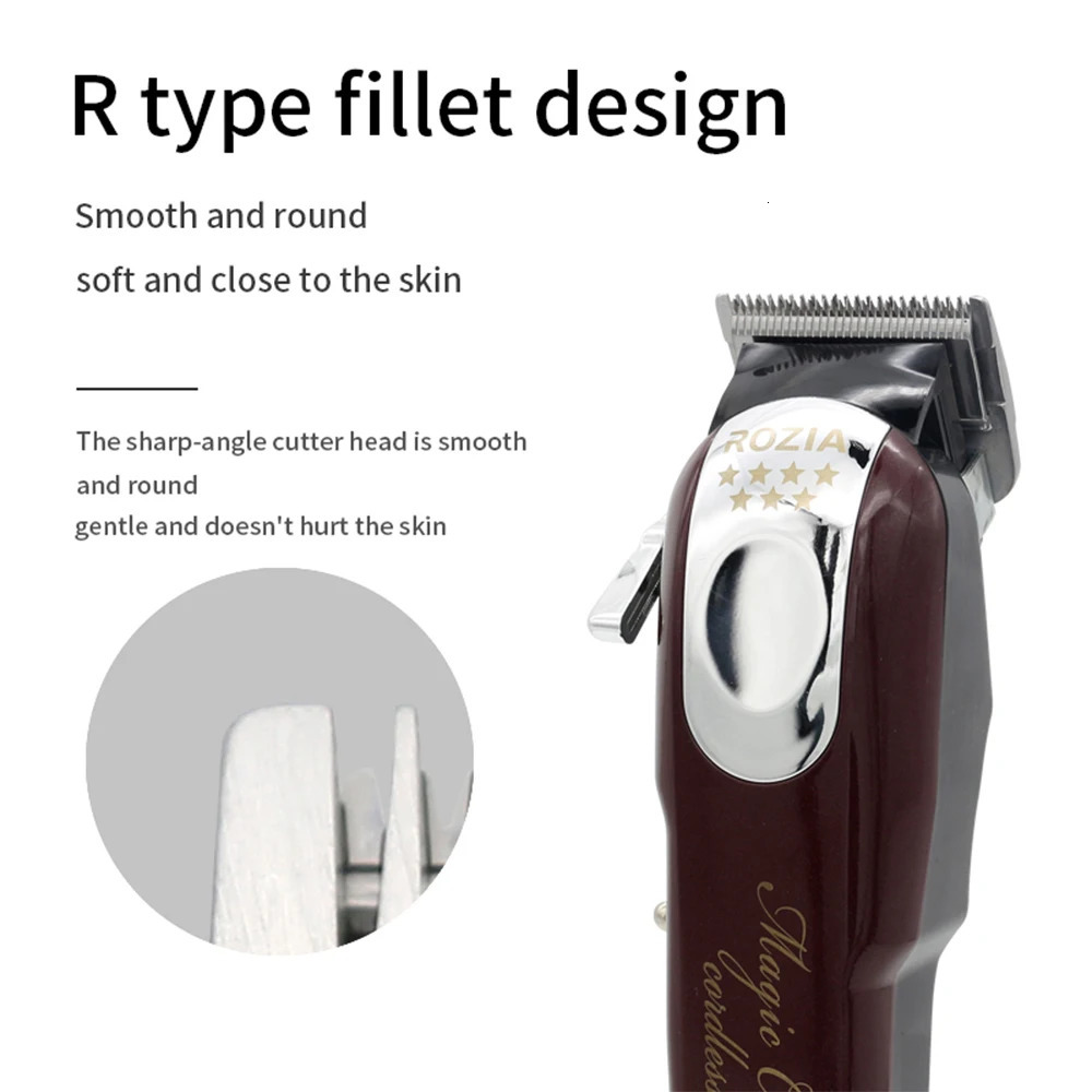 Professional Hair Clipper for Men Rechargeable Hair Trimmer Cordless Hair Cutting Machine Electric Barber Clippers Gift 251011