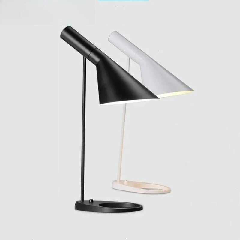 Classic Nordic design industrial desk lamp wall lamp bedside bedroom iron house decoration desk night LED lighting black white Z251014